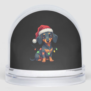 Dachshund Dogs Tree Christmas Sweater Xmas Gifts F Snowglobe