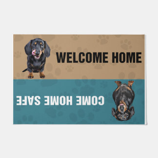 Dachshund Doormat/ Personalised Welcome Door Mat