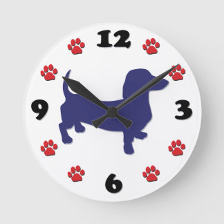 Dachshund Doxie Clock