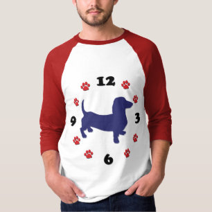 Dachshund Doxie Clock T-Shirt