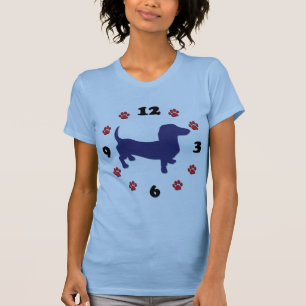 Dachshund Doxie Clock T-Shirt