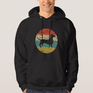 Dachshund Doxie Weenie Weiner Vintage Retro Hoodie
