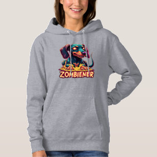 Dachshund Doxie Wiener Sausage Zombie Dog Hallowee Hoodie