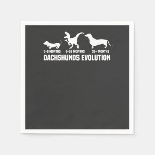 Dachshund Evolutions Napkin