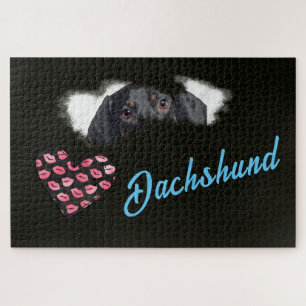 Dachshund Eyes Solid Colour 1000 piece  Jigsaw Puzzle