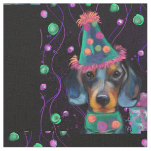 Dachshund fabric