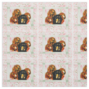 Dachshund Fabric