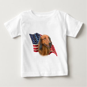Dachshund Flag Baby T-Shirt