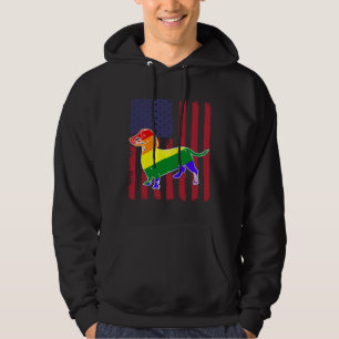 Dachshund For Lgbt Hoodie