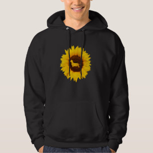 Dachshund For Women Men Sausage Dog Sunflower Lov Hoodie