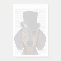 Dachshund, Formal Hound and Hat