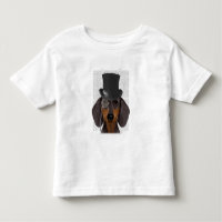Dachshund, Formal Hound and Hat