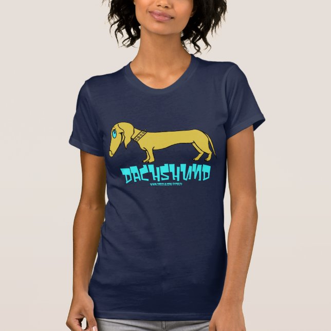 Dachshund funny t-shirt design (Front)