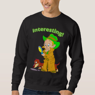 DACHSHUND FUNNY WIENER DOG PET CUTE DETECTIVE DOG SWEATSHIRT