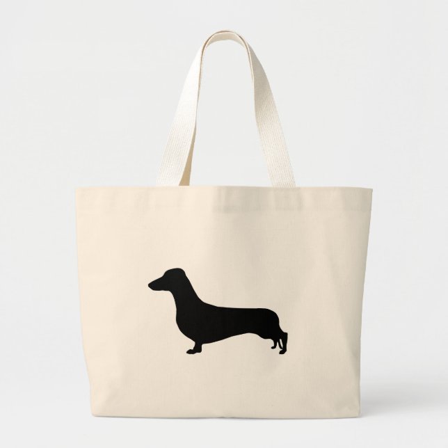 Dachshund Gear Large Tote Bag (Front)