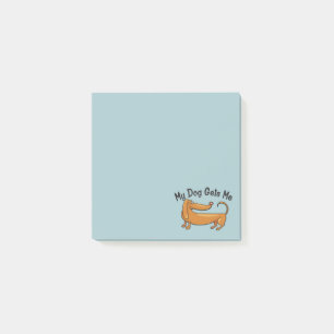 Dachshund Gets Me Post-it® Notes