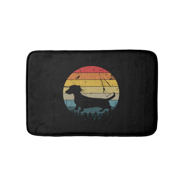Dachshund Gift Dixie Wiener Doxie Dackel Bath Mat (Front)