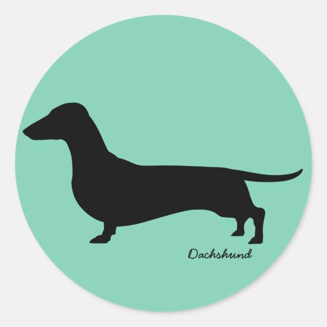 Dachshund Gifts Classic Round Sticker (Front)
