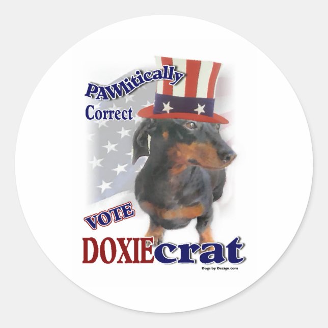 Dachshund Gifts Classic Round Sticker (Front)