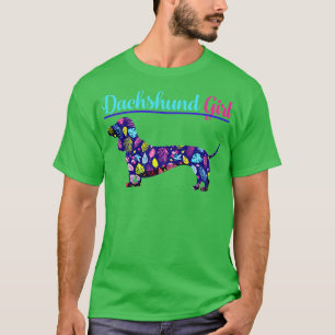 Dachshund Girl Vintage Wiener Dog T-Shirt