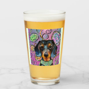DACHSHUND GLASS