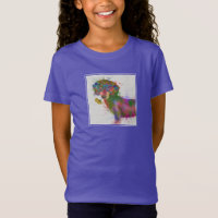 Dachshund & Glasses Rainbow Splash