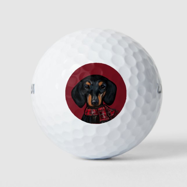 DACHSHUND        GOLF BALLS (Front)