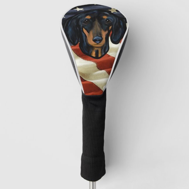 DACHSHUND GOLF HEAD COVER (Front)