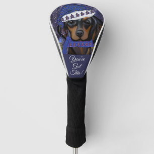 Dachshund golf head cover
