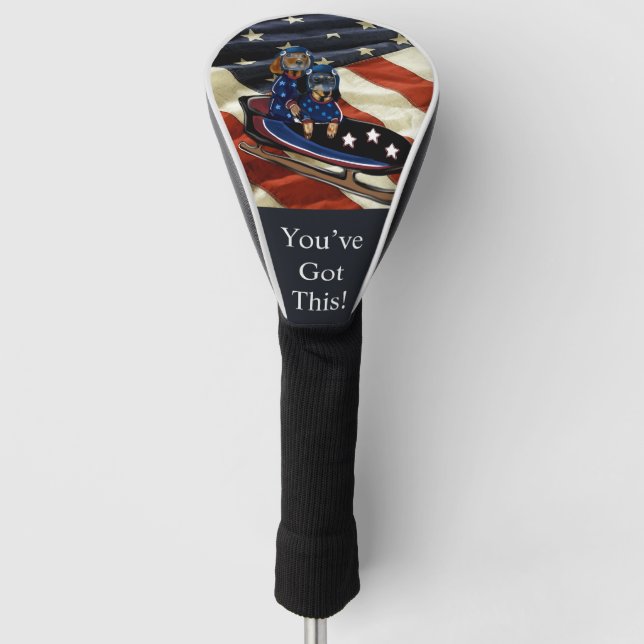 DACHSHUND  GOLF HEAD COVER (Front)