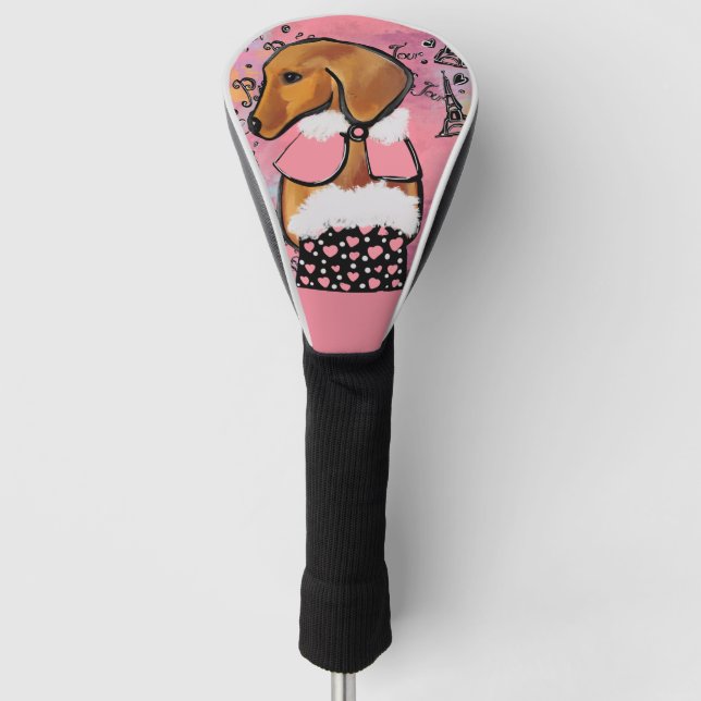 Dachshund     golf head cover (Front)