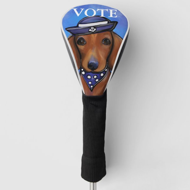 Dachshund      golf head cover (Front)