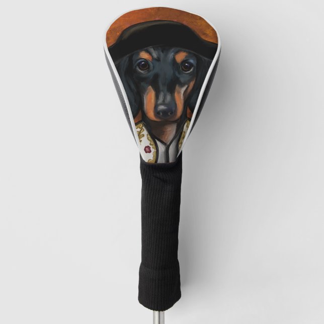 DACHSHUND         GOLF HEAD COVER (Front)