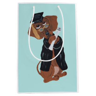 Dachshund Graduate Medium Gift Bag