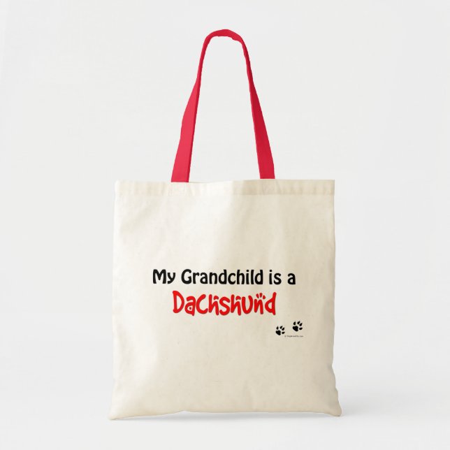 Dachshund Grandchild Tote Bag (Front)