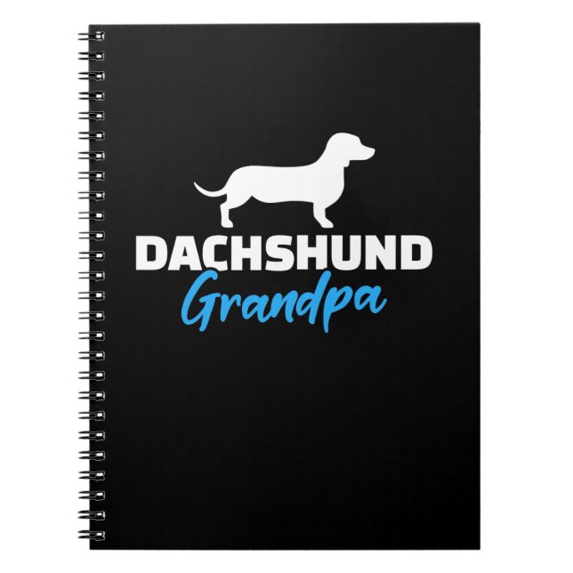 Dachshund Grandpa Notebook (Front)