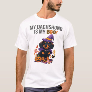 Dachshund Halloween Costume  My Dachshund is My Bo T-Shirt