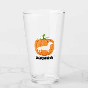 Dachshund Halloween Dog Glass