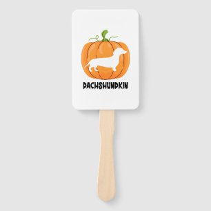 Dachshund Halloween Dog Hand Fan