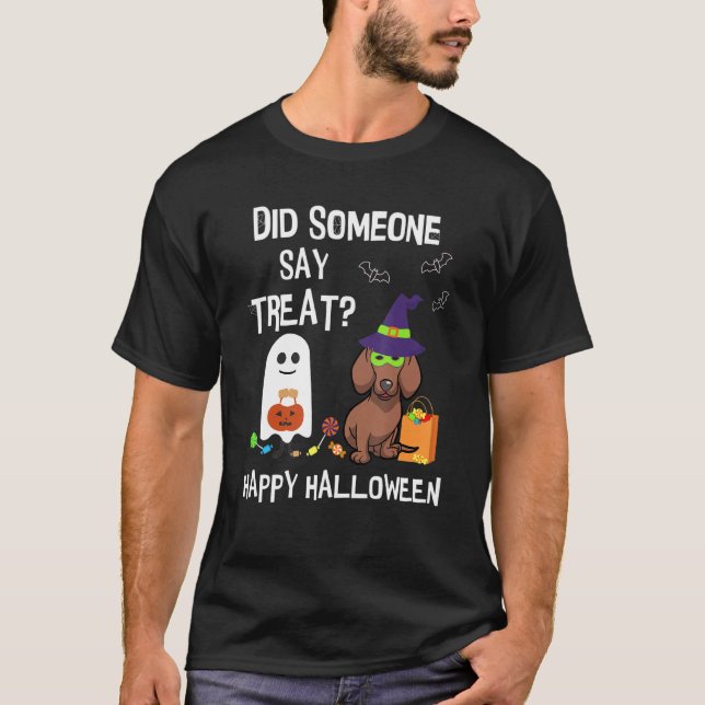 Dachshund Halloween Doxie  Dachshund Halloween T-Shirt (Front)