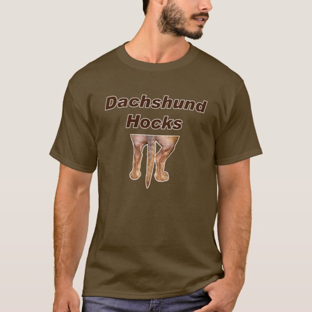 Dachshund Hocks without socks T-Shirt (Front)