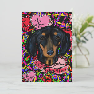 DACHSHUND HOLIDAY CARD