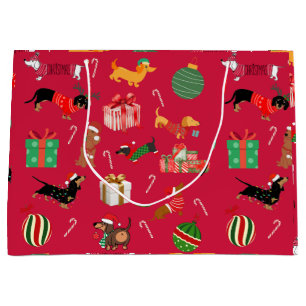 Dachshund Holiday Gift Bag