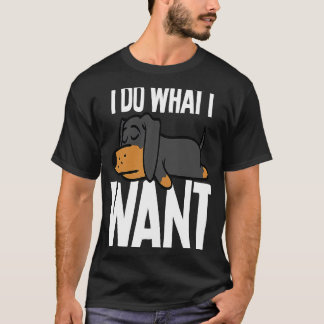 Dachshund Ich mache was ich will T-Shirt