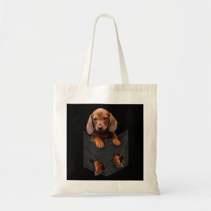 Dachshund In My Pocket Dachshund Weiner Dog Gift Tote Bag