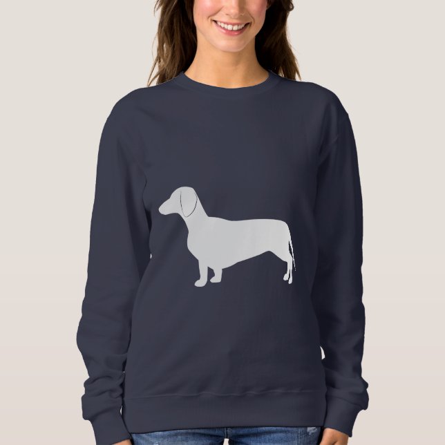 Dachshund in Silhouette Sweatshirt (Front)