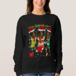 Dachshund In Sock Christmas Santa X Mas Dog Sweatshirt<br><div class="desc">Dachshund In Sock Christmas Santa X Mas Dog</div>