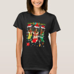 Dachshund In Sock Christmas Santa X Mas Dog T-Shirt<br><div class="desc">Dachshund In Sock Christmas Santa X Mas Dog</div>