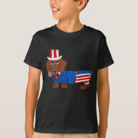 Dachshund In Uncle Sam Suit