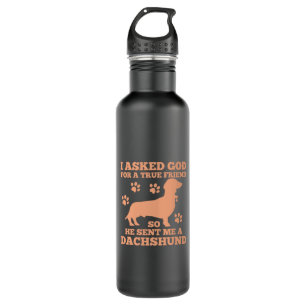 Dachshund Is My True Friend 710 Ml Water Bottle